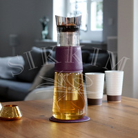 Karafka Szklana JM z zaparzaczem `Copper` 1250ml